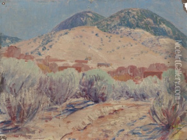 Spring Time, Santa Fe Oil Painting - Sheldon Parsons