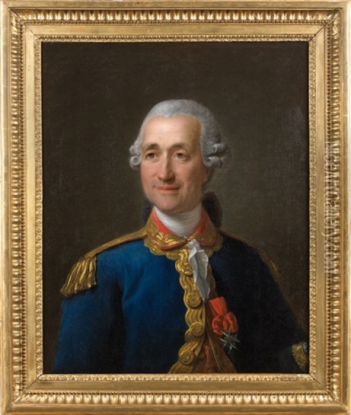 Portrait Presume De Monsieur De Wolter De Neubourg Oil Painting - Jean-Martial Fredou