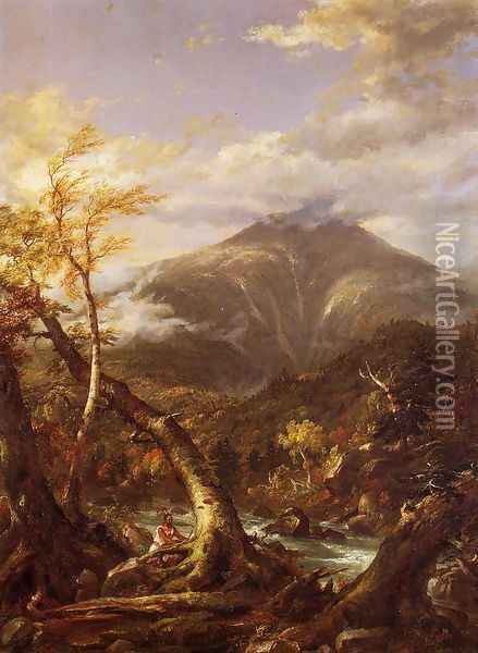 Indian Pass - Tahawus Oil Painting - Thomas Cole