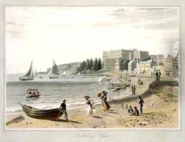 Southend Oil Painting - William Daniell RA