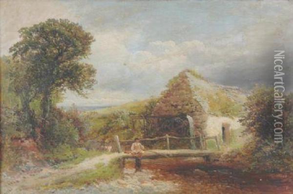 The Mill Stream Oil Painting - Paul H. Ellis
