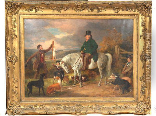 Mr John Atkinson Of Newbiggin Oil Painting - Ramsay Richard Reinagle