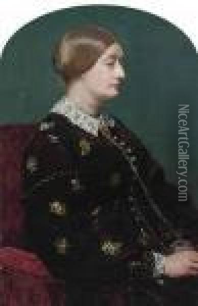 Mrs Charles Freeman Oil Painting - Sir John Everett Millais
