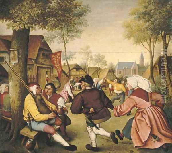 The Wedding Dance Oil Painting - Pieter The Younger Brueghel