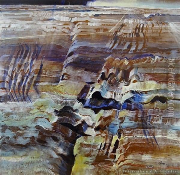 The Yarri Road Oil Painting - David Barker
