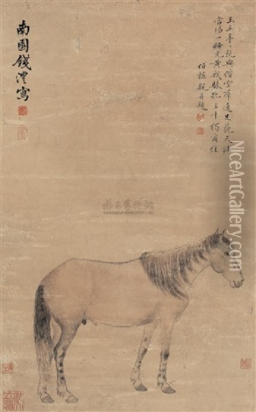 Great Horse Oil Painting -  Qian Li