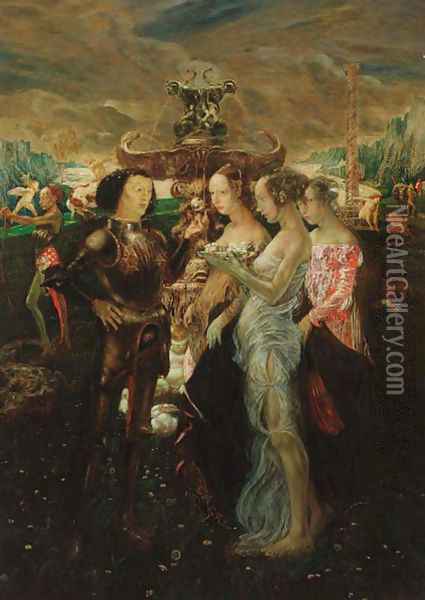 The judgement of Paris Oil Painting - Fredrich Stahl