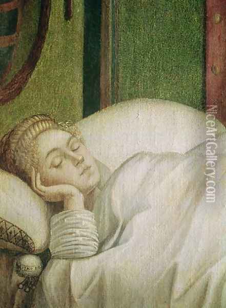 Dream of St. Ursula, 1495 Oil Painting - Vittore Carpaccio