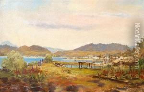 Hokianga Oil Painting - Charles Blomfield