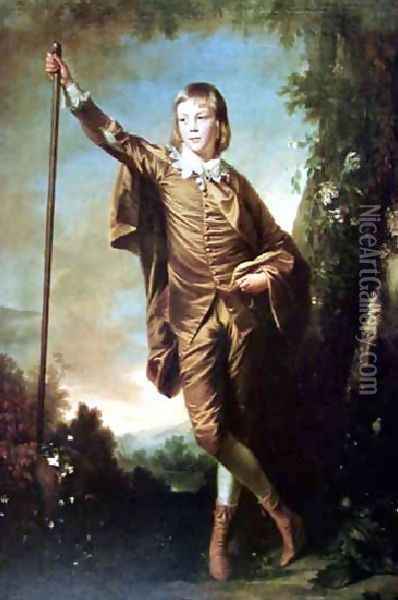 Brown Boy Oil Painting - Sir Joshua Reynolds