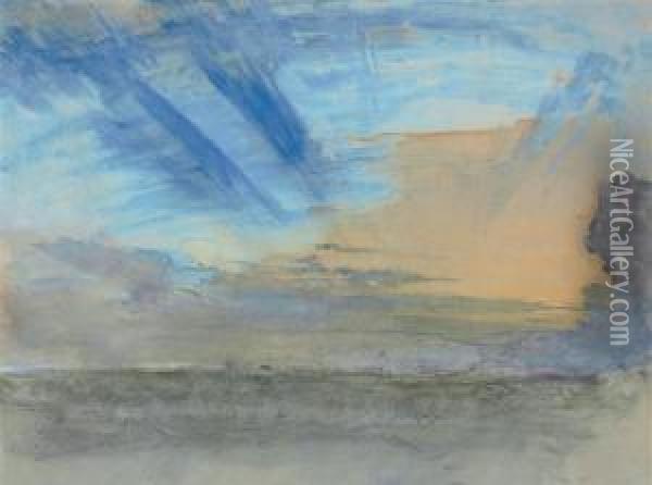 Sunrise Oil Painting - John Ruskin