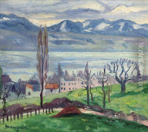 Lac De Bret, Suisse Oil Painting - Henri Charles Manguin