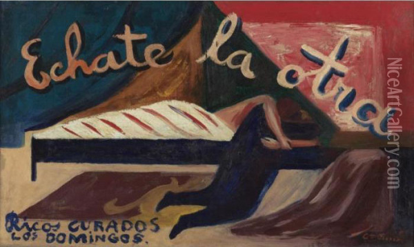 Echate La Otra Oil Painting - Jose Clemente Orozco