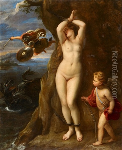 The Rescue Of Andromeda Oil Painting - Thomas (Bosschaert) Willeborts