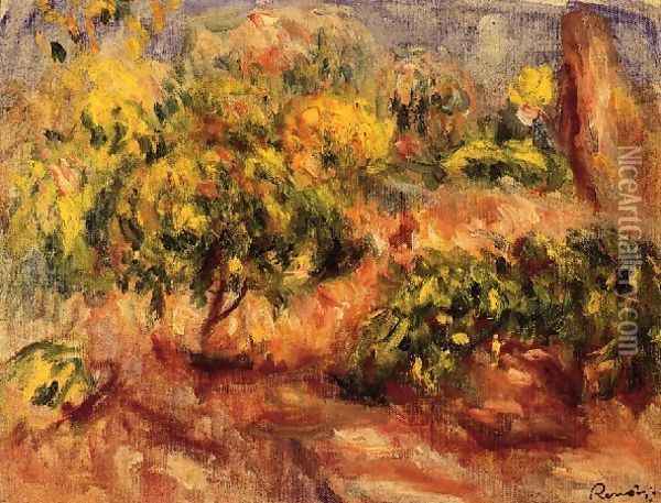 Cagnes Landscape2 Oil Painting - Pierre Auguste Renoir