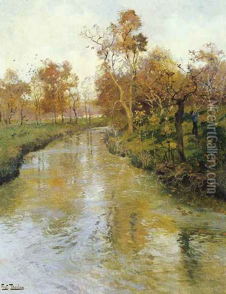 Autumn Oil Painting - Fritz Thaulow