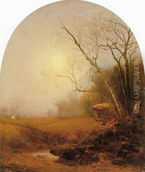Indian Summer Oil Painting - Jervis McEntee