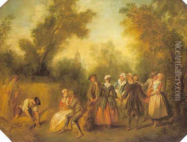 Summer 1738 Oil Painting - Nicolas Lancret