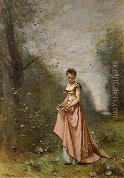 Springtime of Life Oil Painting - Jean-Baptiste-Camille Corot