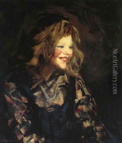Spanish Urchin Aka Laugh Cheeks Oil Painting - Robert Henri