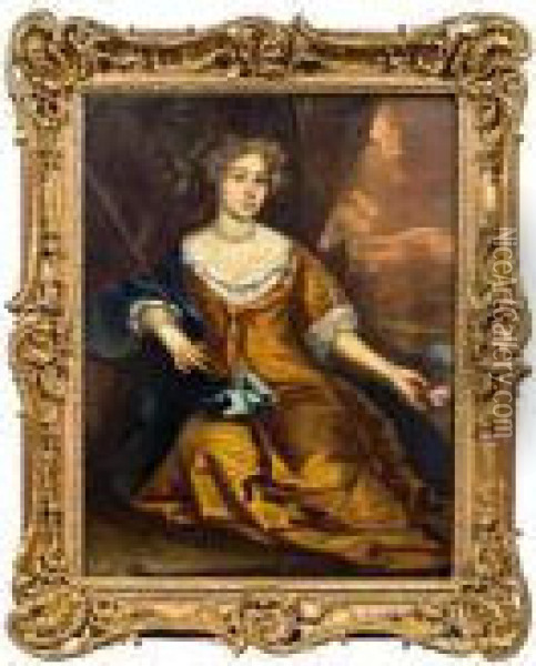 Francis, Countess Of Shaftesbury Oil Painting - Sir Peter Lely