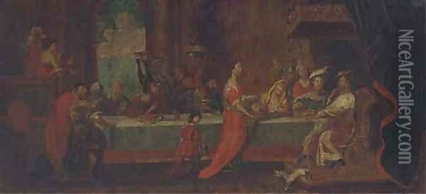 The Feast of Herod 2 Oil Painting - Sir Peter Paul Rubens