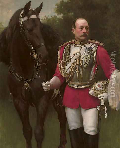 Portrait of Colonel Rowland John Beech Oil Painting - John Maler Collier