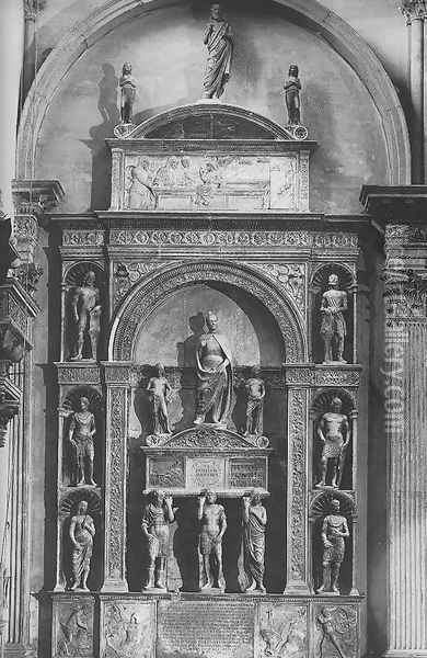 Monument of Pietro Mocenigo [detail #1] Oil Painting - Pietro Lombardo