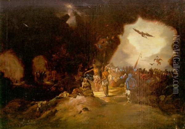 Noche De Brujas Oil Painting - Eugenio Lucas Velazquez