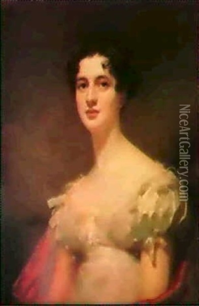 Portrait Of Margaret Monteith Oil Painting - Sir Henry Raeburn