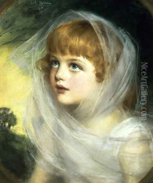 Simplicity and Innocence, 1900 Oil Painting - John Ernest Breun