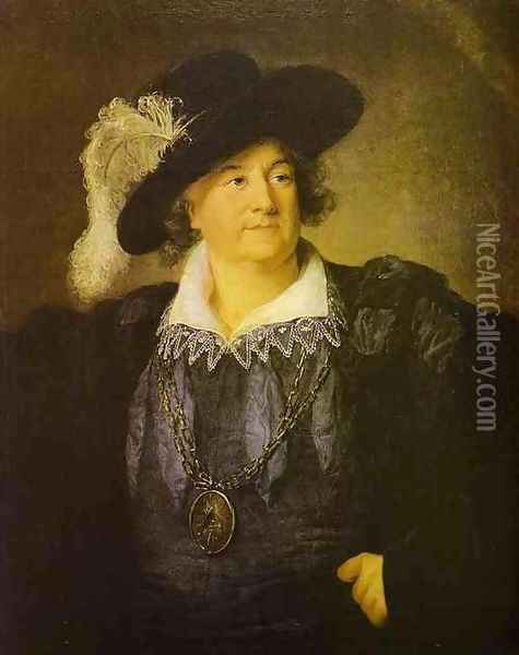 Portrait of Stanislas Augustus Poniatowski Oil Painting - Elisabeth Vigee-Lebrun