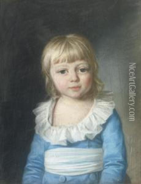 Portrait Of Duke Paul Von Wurttemberg Oil Painting - Johann Lorenz Kreul