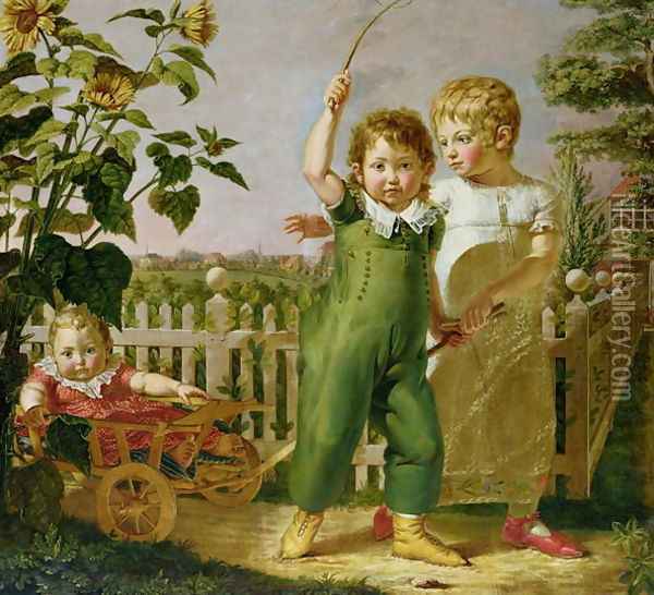 The Hulsenbeck Children, 1806 Oil Painting - Philipp Otto Runge