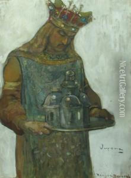 Neagoe Basarab Oil Painting - Arthur Langley Vernon