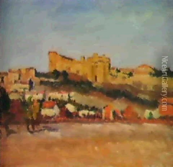 Paysage De Provence Oil Painting - Abel Louis Alphonse Lauvray