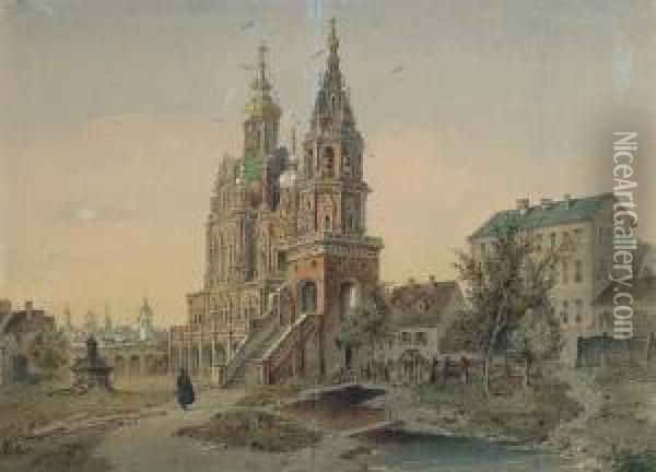 St Petersburg Oil Painting - Joseph Andreas Weiss