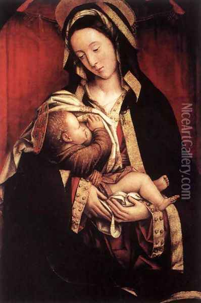 Madonna and Child 1509-35 Oil Painting - Defendente Ferrari