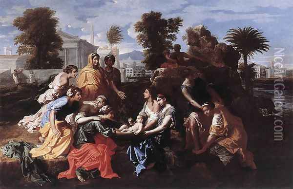 The Finding of Moses 1651 Oil Painting - Nicolas Poussin