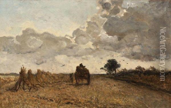 The Loading Of The Wheat Sheaves Oil Painting - Paul Joseph Constantine Gabriel