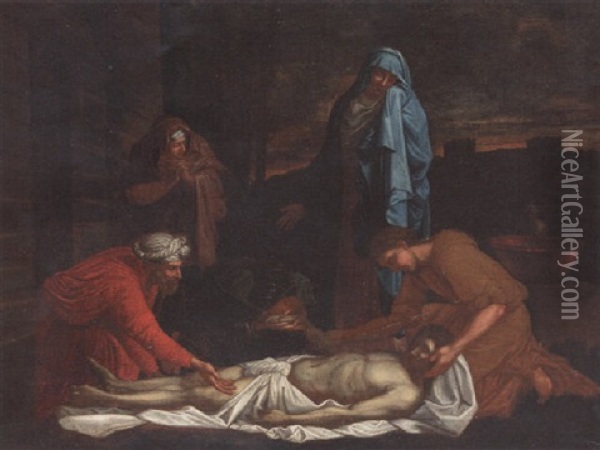 The Lamentation Oil Painting - Nicolas Poussin