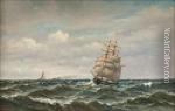Laiva Merella Oil Painting - Oskar Conrad Kleineh