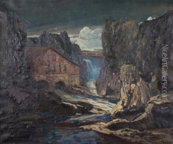 St. George, New Brunswick, Canada Oil Painting - George Elmer Browne