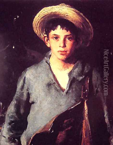 Portugese Fisherboy Oil Painting - Charles Hawthorne