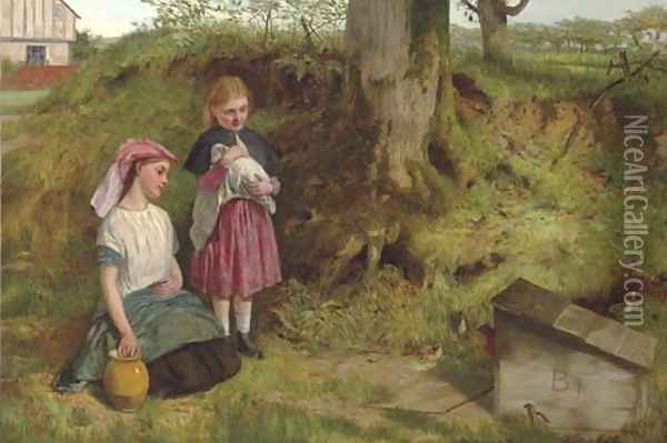 The Intruders Oil Painting - Charles Sillem Lidderdale
