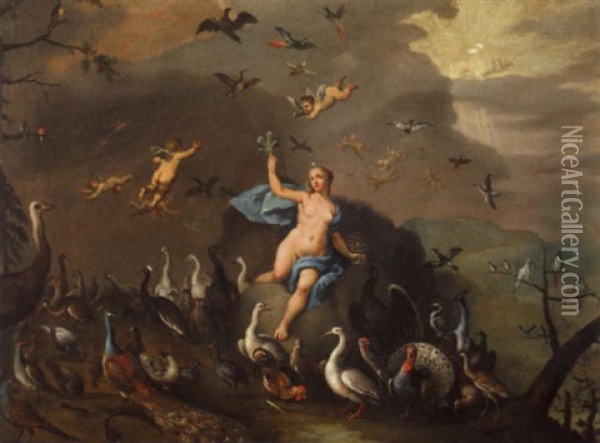 Allegory Of Air Oil Painting - Jan Brueghel the Elder