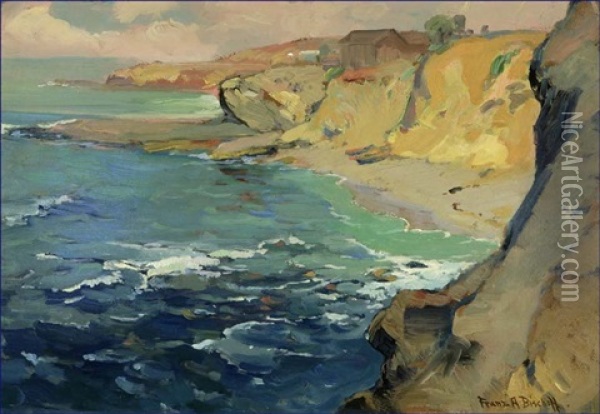 Laguna Cliffs Oil Painting - Franz Arthur Bischoff