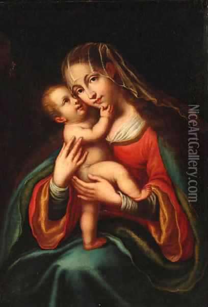 The Madonna and Child Oil Painting - Northern-Italian School