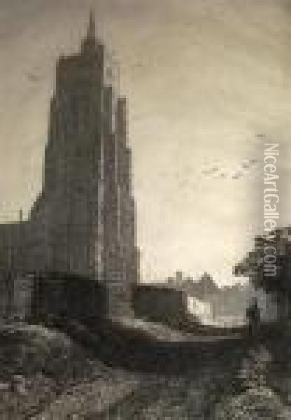 Ashwell, 2nd State Of 64 Oil Painting - Frederick Landseer Maur Griggs