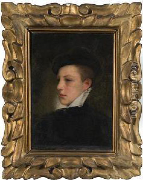 Portrait Oil Painting - Gustave Jean Jacquet